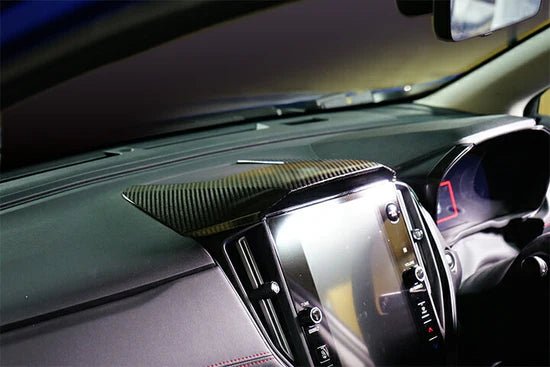 Axis Parts Dry Carbon Infotainment Hood Cover 2022 - 2024 WRX / 2024 - 2025 Crosstrek / 2024 - 2025 Impreza - ST - 693USA - Subimods.com
