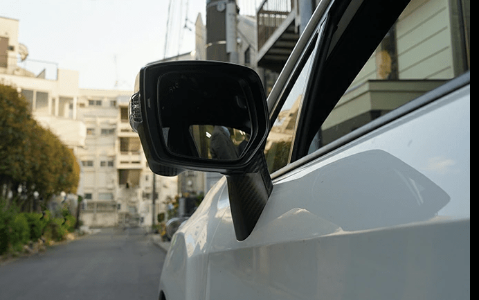 Axis Parts Dry Carbon Mirror Cap Stem Cover 2015 - 2021 WRX / 2015 - 2021 STI - ST - 443 - 469USA - Subimods.com