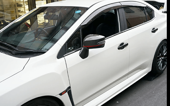 Axis Parts Dry Carbon Mirror Cap Stem Cover 2015 - 2021 WRX / 2015 - 2021 STI - ST - 443 - 469USA - Subimods.com