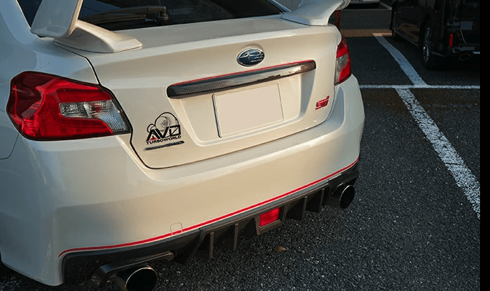 Axis Parts Dry Carbon Rear Bumper Cover 2015 - 2021 WRX / 2015 - 2021 STI - RJ - 231 - Subimods.com