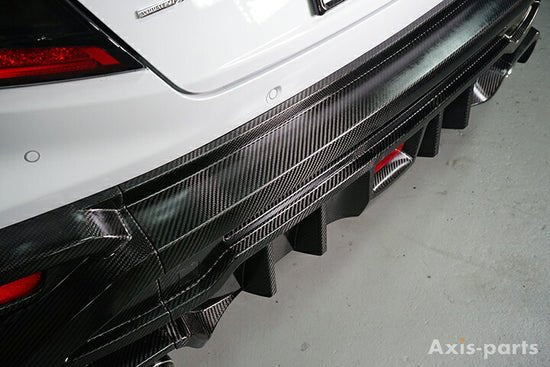 Axis Parts Dry Carbon Rear Bumper Cover 2022 - 2024 WRX - ST - 846 - Subimods.com