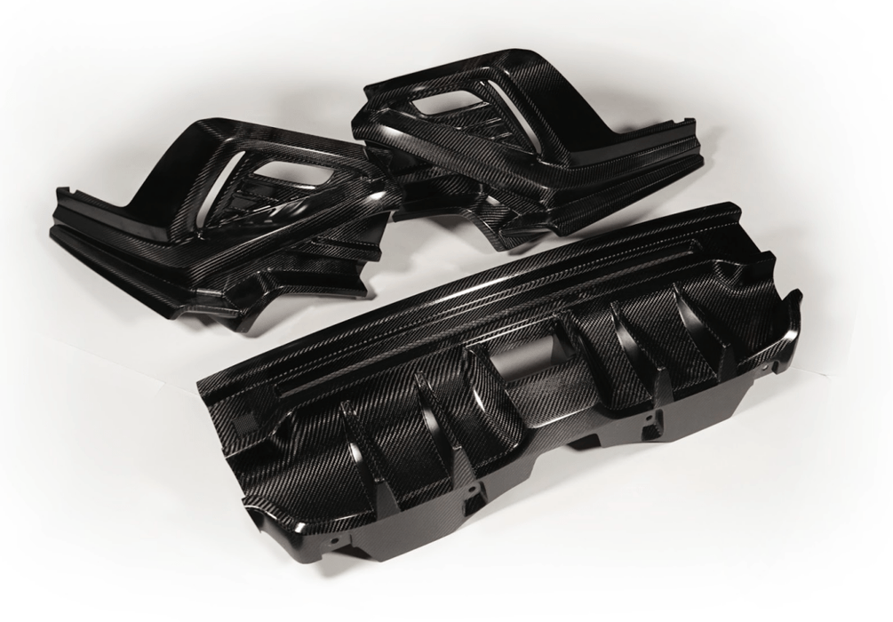 Axis Parts Dry Carbon Rear Bumper Cover 2022 - 2024 WRX - ST-846 - Subimods.com