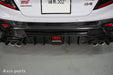 Axis Parts Dry Carbon Rear Bumper Cover 2022 - 2024 WRX - ST - 846 - Subimods.com