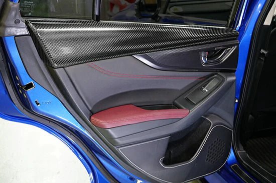 Axis Parts Dry Carbon Rear Door Panel Trim Cover 2022 - 2024 WRX - ST - 672TH - Subimods.com