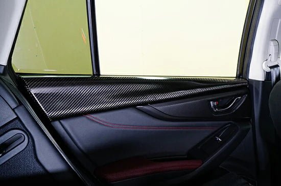 Axis Parts Dry Carbon Rear Door Panel Trim Cover 2022 - 2024 WRX - ST - 672TH - Subimods.com