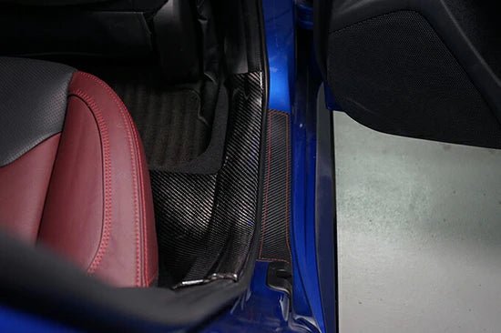 Axis Parts Dry Carbon Rear Door Sill Scuff Cover 2022 - 2024 WRX - ST - 689 - Subimods.com