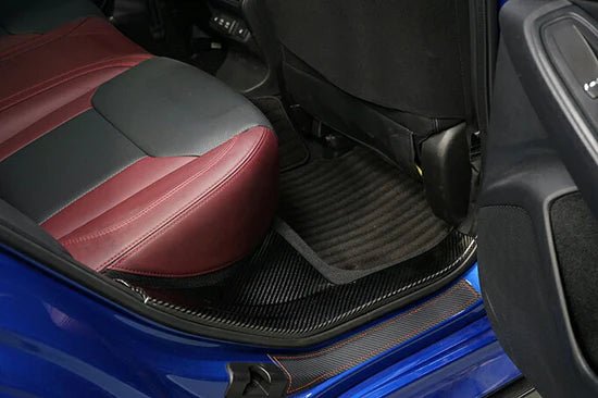 Axis Parts Dry Carbon Rear Door Sill Scuff Cover 2022 - 2024 WRX - ST - 689 - Subimods.com