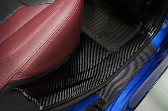 Axis Parts Dry Carbon Rear Door Sill Scuff Cover 2022 - 2024 WRX - ST - 689 - Subimods.com