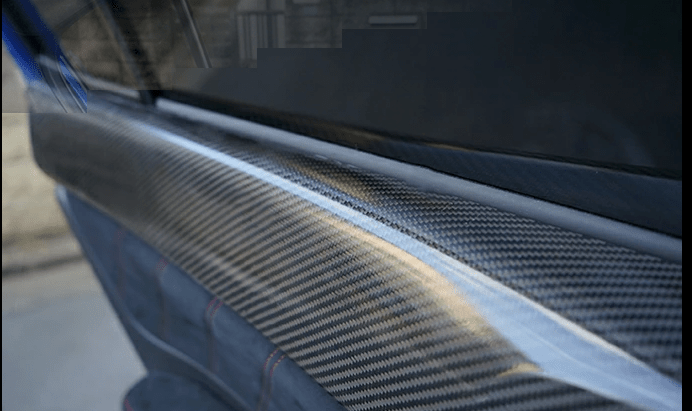 Axis Parts Dry Carbon Rear Door Trim Cover 2015 - 2021 WRX / 2015 - 2021 STI - RJ - 240 - Subimods.com