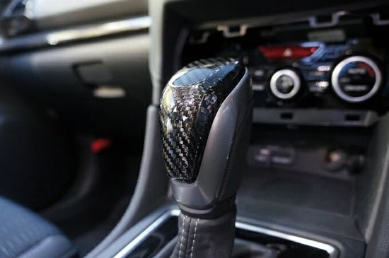 Axis Parts Dry Carbon Shift Knob Cover 2022 - 2024 WRX w/ CVT Transmission / 2019 - 2024 Forester w/ CVT Transmission - ST - 372 - Subimods.com