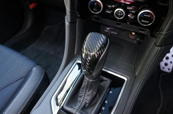 Axis Parts Dry Carbon Shift Knob Cover 2022 - 2024 WRX w/ CVT Transmission / 2019 - 2024 Forester w/ CVT Transmission - ST - 372 - Subimods.com