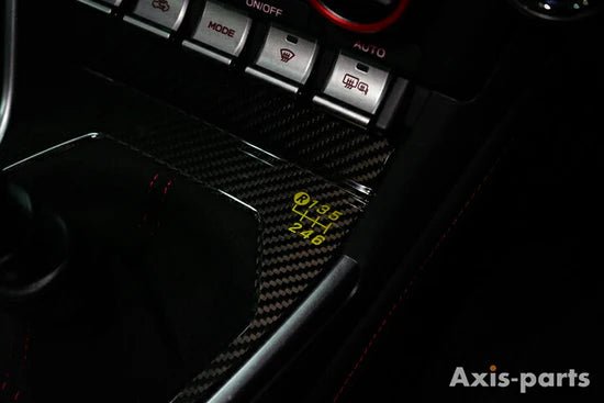 Axis Parts Dry Carbon Shift Panel Cover 2022 - 2024 BRZ / 2022 - 2024 GR86 w/ MT - ST - 720 - Subimods.com