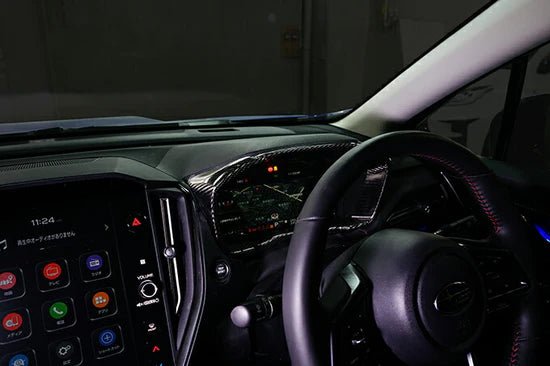 Axis Parts Dry Carbon Speedometer Cluster Cover 2022 - 2024 WRX / 2024 - 2025 Crosstrek / 2024 - 2025 Impreza - ST - 643USA - Subimods.com