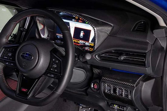 Axis Parts Dry Carbon Speedometer Cluster Cover 2022 - 2024 WRX / 2024 - 2025 Crosstrek / 2024 - 2025 Impreza - ST - 643USA - Subimods.com