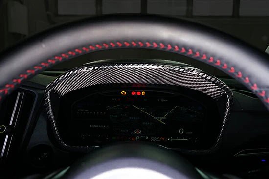 Axis Parts Dry Carbon Speedometer Cluster Cover 2022 - 2024 WRX / 2024 - 2025 Crosstrek / 2024 - 2025 Impreza - ST - 643USA - Subimods.com