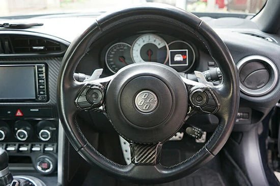 Axis Parts Dry Carbon Steering Wheel Switch Panel Cover 2022 - 2024 BRZ / 2022 - 2024 GR86 - ST - 473 - Subimods.com