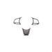 Axis Parts Dry Carbon Steering Wheel Trim Covers for use w/ JDM Lower Trim Cover 2022 - 2024 WRX - ST-644A - Subimods.com