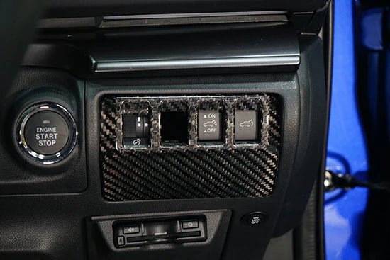 Axis Parts Dry Carbon Switch Panel Cover JDM RHD 2022 - 2024 WRX - ST - 651 - Subimods.com