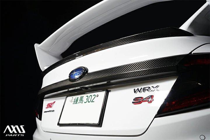 Axis Parts Dry Carbon Trunk Garnish 2022 - 2024 WRX - ST - 910 - Subimods.com
