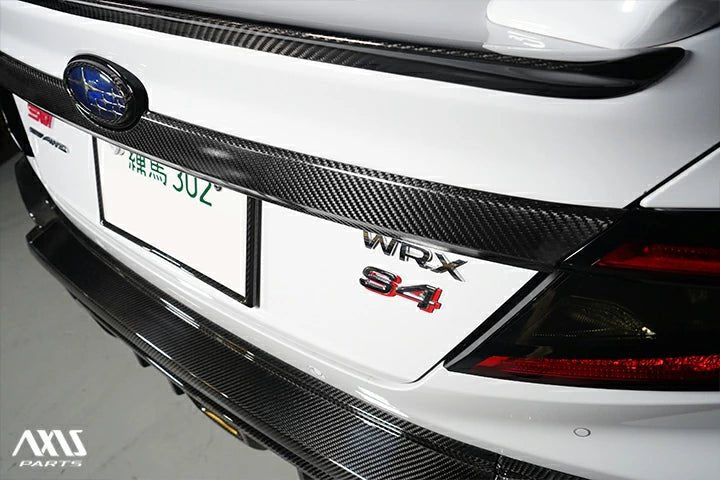 Axis Parts Dry Carbon Trunk Garnish 2022 - 2024 WRX - ST - 910 - Subimods.com