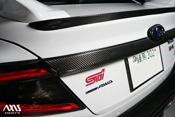 Axis Parts Dry Carbon Trunk Garnish 2022 - 2024 WRX - ST - 910 - Subimods.com