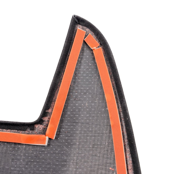 Axis Parts Ultrasuede Infotainment Hood Cover Black w/ Red Stitching 2022 - 2024 WRX / 2024 - 2025 Crosstrek / 2024 - 2025 Impreza - ST-693USAB - Subimods.com
