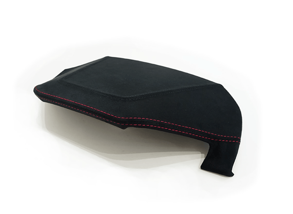 Axis Parts Ultrasuede Speedometer Hood Cover Black w/ Red Stitching 2022 - 2024 WRX / 2024 - 2025 Crosstrek / 2024 - 2025 Impreza - ST-775USAB - Subimods.com