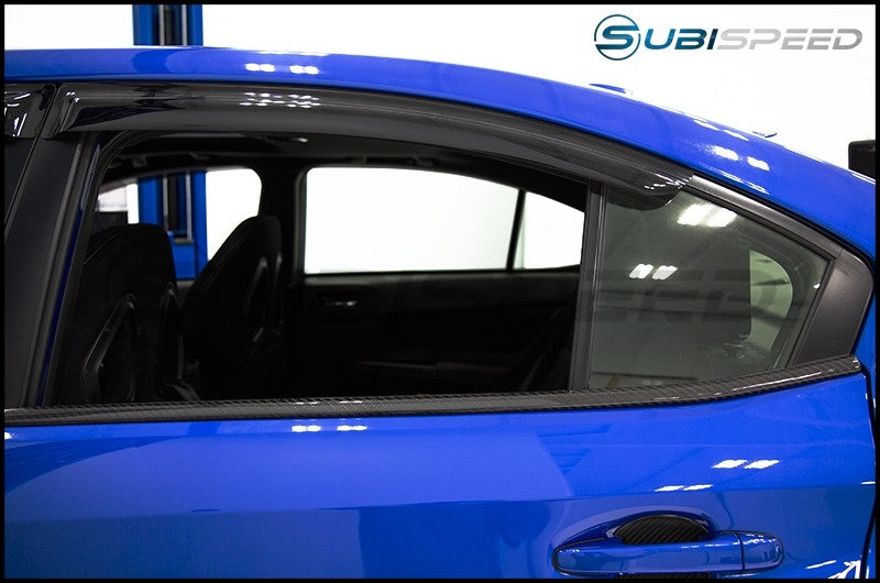 OLM LE Dry Carbon Lower Window Sill Covers 2015-2021 WRX / STI