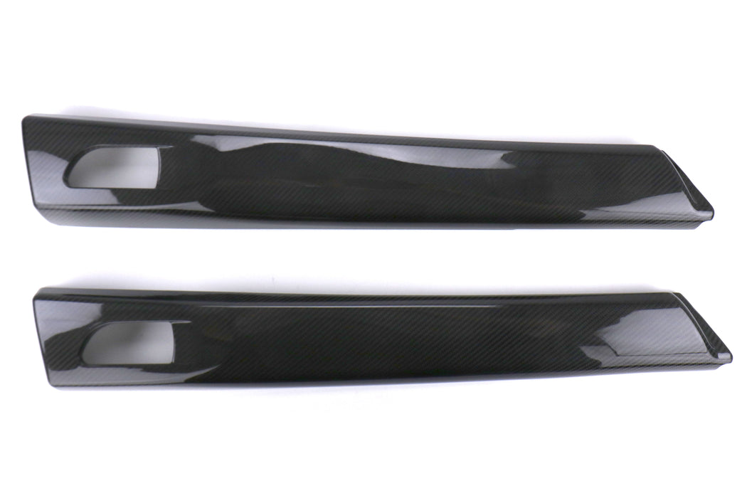 OLM LE Dry Carbon Fiber Rear Door Trim Upper Panels 2015-2021 WRX / STI