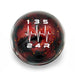 Billetworkz 5 Speed Shift Knob WRX - Cosmic Space Heartbeat Engraving - BW-KNB-WRX5-HB5-RC-SP - Subimods.com