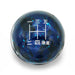 Billetworkz 5 Speed Shift Knob WRX - Cosmic Space Japanese Engraving - BW-KNB-WRX5-JAP5-BC-AP - Subimods.com