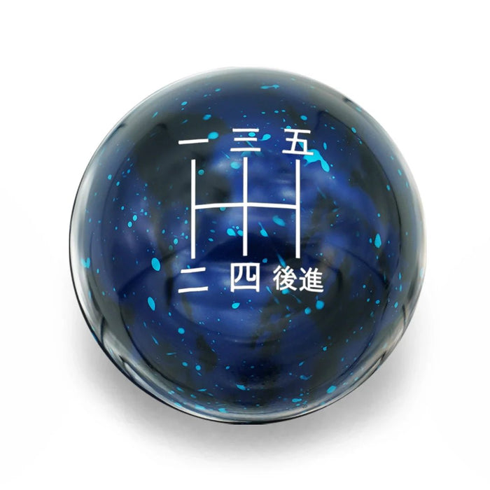 Billetworkz 5 Speed Shift Knob WRX - Cosmic Space Japanese Engraving - BW-KNB-WRX5-JAP5-BC-SP - Subimods.com