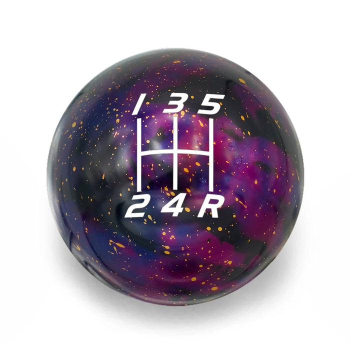 Billetworkz 5 Speed Shift Knob WRX - Cosmic Space Velocity Engraving - BW-KNB-WRX5-VEL5-PC-SP - Subimods.com