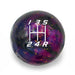 Billetworkz 5 Speed Shift Knob WRX - Cosmic Space Velocity Engraving - BW-KNB-WRX5-VEL5-PC-SP - Subimods.com
