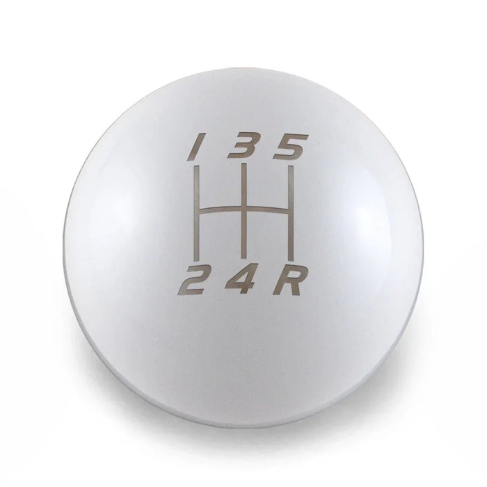 Billetworkz 5 Speed Velocity Weighted Stainless Steel Shift Knob - Blue Fits Most Subaru Models - BW-KNB-WRX5-VEL5-GWHT-AP - Subimods.com