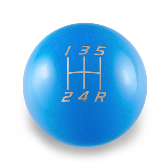 Billetworkz 5 Speed Velocity Weighted Stainless Steel Shift Knob - Blue Fits Most Subaru Models - BW-KNB-WRX5-VEL5-HYBL-SP - Subimods.com