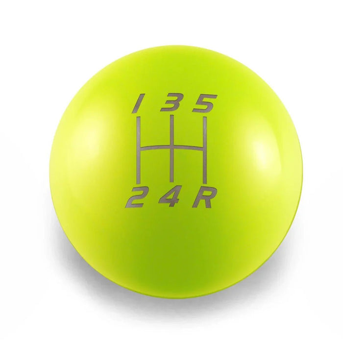 Billetworkz 5 Speed Velocity Weighted Stainless Steel Shift Knob - Blue Fits Most Subaru Models - BW-KNB-WRX5-VEL5-NYEL-AP - Subimods.com