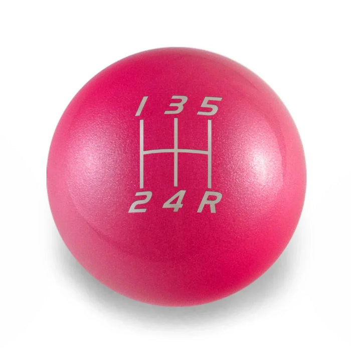 Billetworkz 5 Speed Velocity Weighted Stainless Steel Shift Knob - Blue Fits Most Subaru Models - BW-KNB-WRX5-VEL5-PINK-AP - Subimods.com
