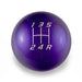 Billetworkz 5 Speed Velocity Weighted Stainless Steel Shift Knob - Blue Fits Most Subaru Models - BW-KNB-WRX5-VEL5-PURP-AP - Subimods.com