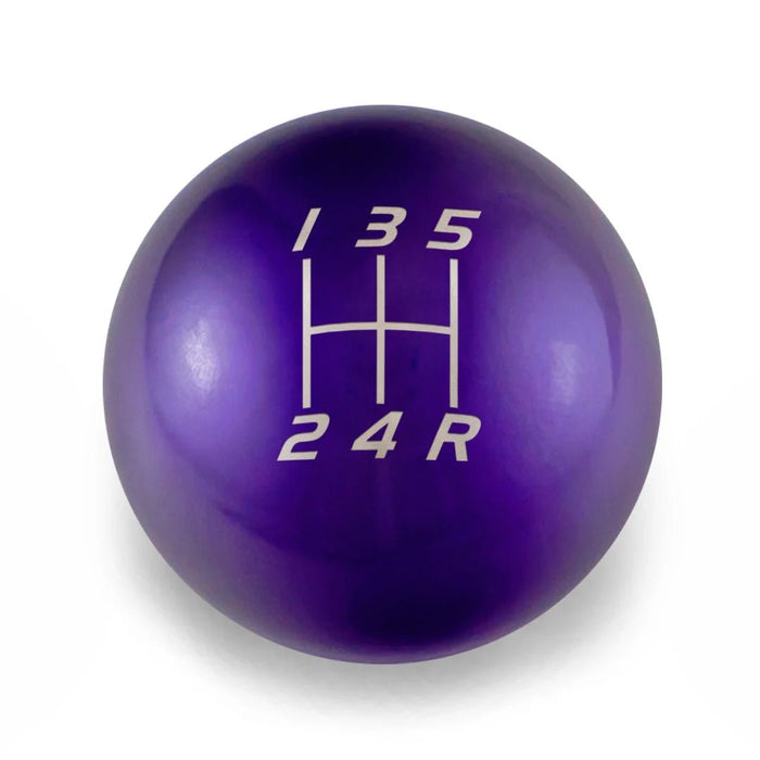 Billetworkz 5 Speed Velocity Weighted Stainless Steel Shift Knob - Blue Fits Most Subaru Models - BW-KNB-WRX5-VEL5-PURP-SP - Subimods.com