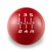 Billetworkz 5 Speed Weighted Shift Knob WRX - Heartbeat Engraving - BW-KNB-WRX5-HB5-GRED-SP - Subimods.com