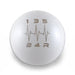 Billetworkz 5 Speed Weighted Shift Knob WRX - Heartbeat Engraving - BW-KNB-WRX5-HB5-GWHT-AP - Subimods.com