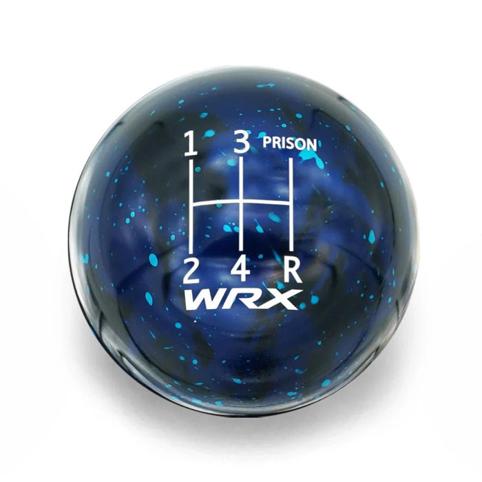 Billetworkz 5 Speed WRX Jail-Prison Engraving Shift Knob - Cosmic Space Fits Most Subaru Models - BW-KNB-WRX5-WRX5JP-BC-AP - Subimods.com