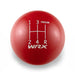 Billetworkz 5 Speed WRX Jail - Prison Weighted Stainless Steel Shift Knob Fits Most Subaru Models - BW-KNB-WRX5-WRX5JL-GRED-SP - Subimods.com
