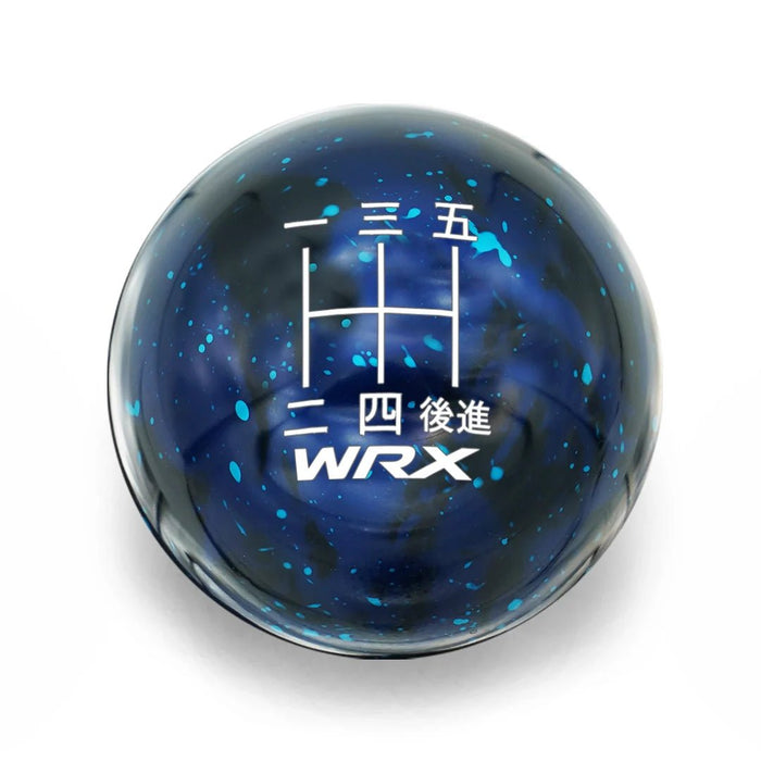 Billetworkz 5 Speed WRX Japanese Engraving Shift Knob - Cosmic Space Fits Most Subaru Models - BW-KNB-WRX5-WRX5J-BC-SP - Subimods.com