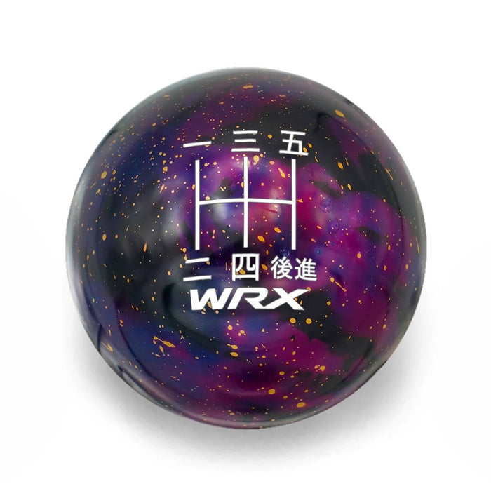 Billetworkz 5 Speed WRX Japanese Engraving Shift Knob - Cosmic Space Fits Most Subaru Models - BW-KNB-WRX5-WRX5J-PC-SP - Subimods.com