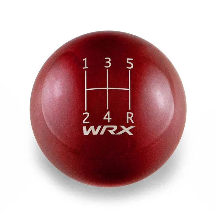 Billetworkz 5 Speed WRX Weighted Stainless Steel Shift Knob Fits Most Subaru Models - BW-KNB-WRX5-WRX5-CRED-AP - Subimods.com
