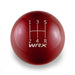 Billetworkz 5 Speed WRX Weighted Stainless Steel Shift Knob Fits Most Subaru Models - BW-KNB-WRX5-WRX5-CRED-AP - Subimods.com