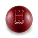 Billetworkz 5 Speed WRX Weighted Stainless Steel Shift Knob Fits Most Subaru Models - BW-KNB-WRX5-WRX5-CRED-SP - Subimods.com