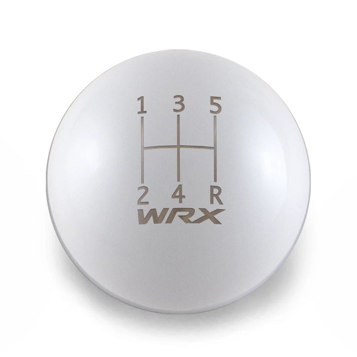 Billetworkz 5 Speed WRX Weighted Stainless Steel Shift Knob Fits Most Subaru Models - BW-KNB-WRX5-WRX5-GWHT-SP - Subimods.com